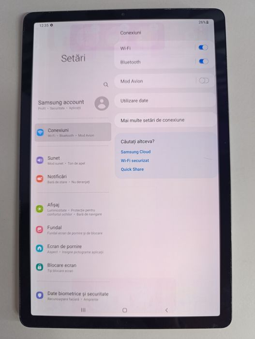 Tableta 10 inch performanta samsung tab S5e  64 gb cu 4gb ram
