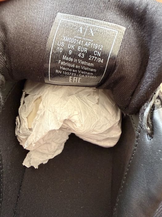 Кожени спортни обувки Armani Exchange