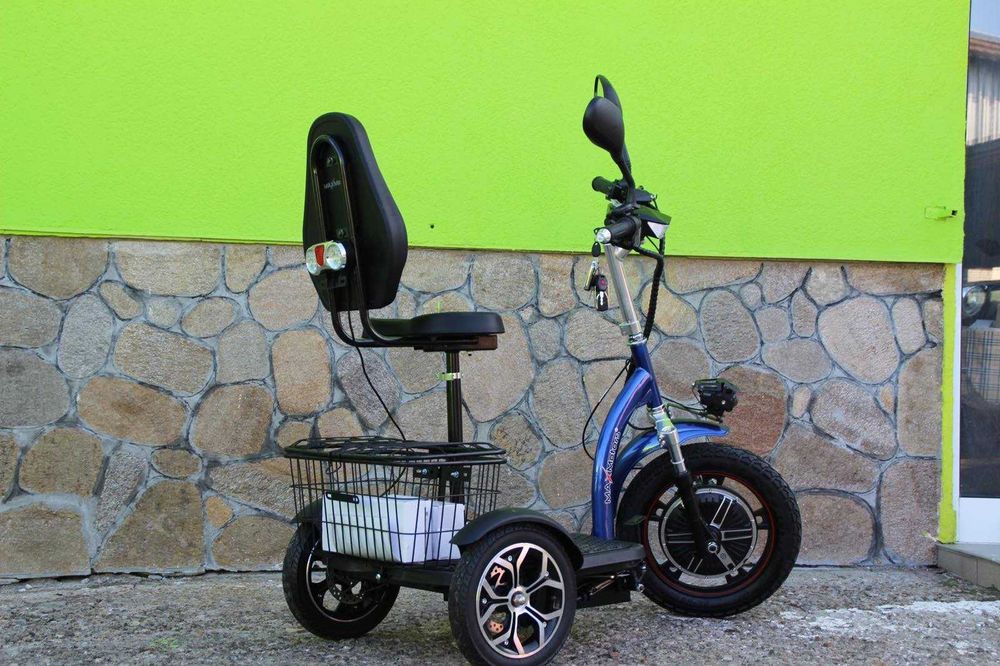 Електрическа триколка с равна платформа А3, 750W, 48V, 12Ah Maxmotors