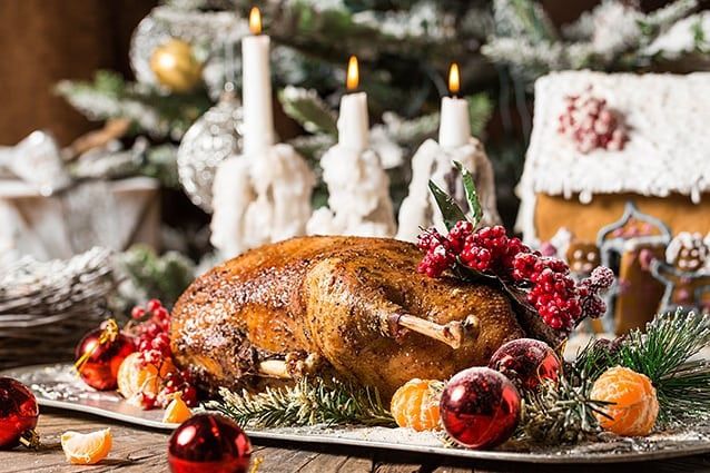 Гусь, мясо , запеченный