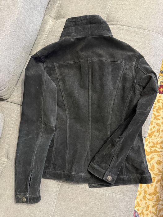 Geaca piele intoarsa dama