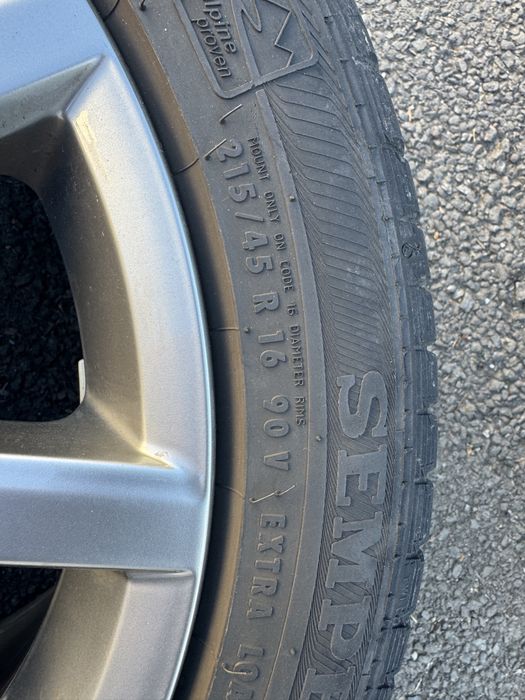 Set Jante 5x100 orig. Skoda VW Polo anv vara an 2018 4-5mm 215 45 R16