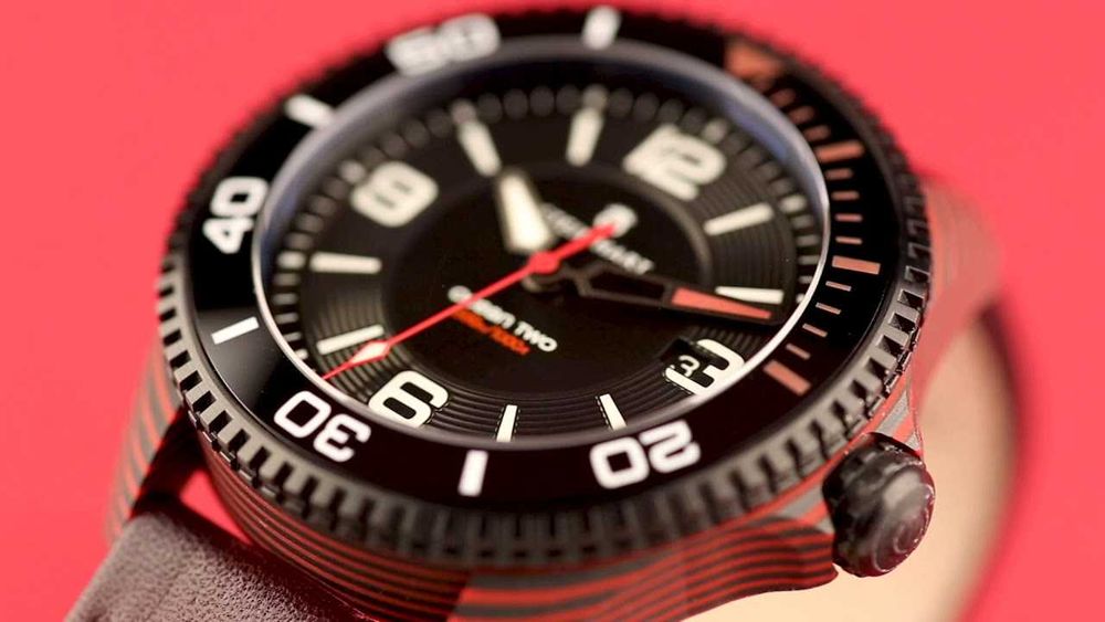 Ceas Steinhart Ocean 2 premium Carbon red