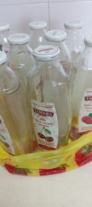 Бутылки 1л стекло