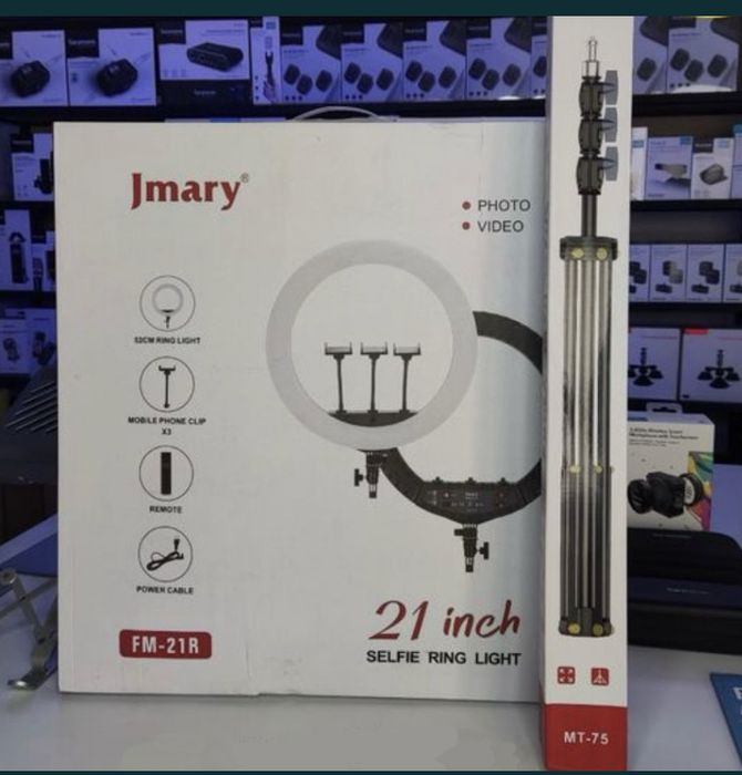 Jmary Lampa kalsevoy 21R.Кольцевая лампа осветитель Jmary 21R