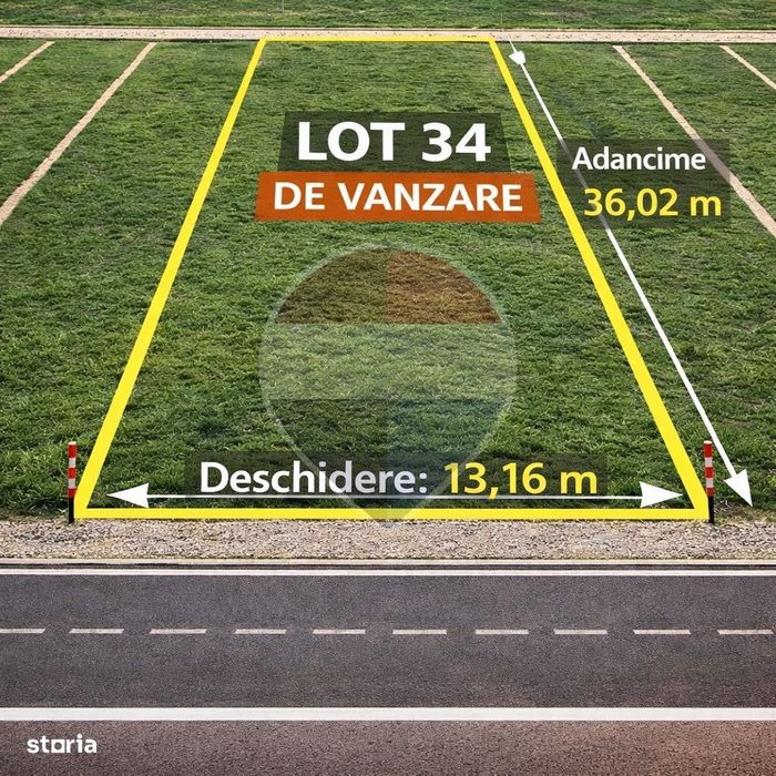 Teren de vanzare 474mp Valu lui Traian / Strada Complexului
