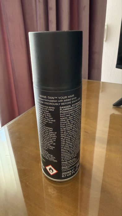 MANE Hair Thickening Spray & Root Concealer 200 ml – Mid Brown