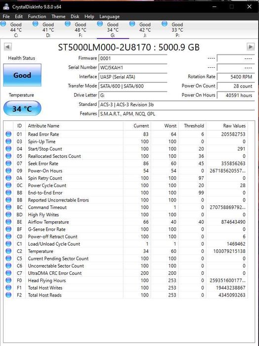Seagate Basic Portable HDD 5TB, USB 3.0, 2.5 Inch