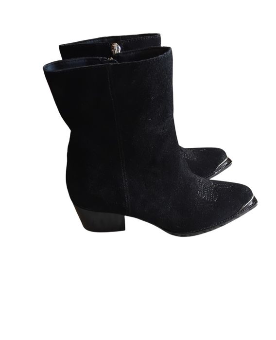 Celine ботуши велур