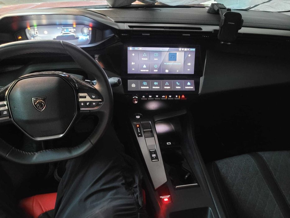 Peugeot 408 2024, 1.2 benzină 130 CP, avarie frontală, mecanic perfect