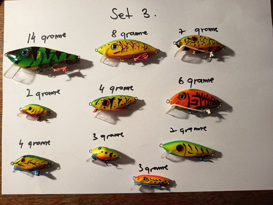 Voblere artizanale lucrate manual – eficiente la răpitori