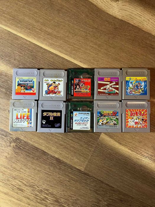 Nintendo Game Boy Pocket cu ecran IPS Hispeedido 2.8" + 10 jocuri