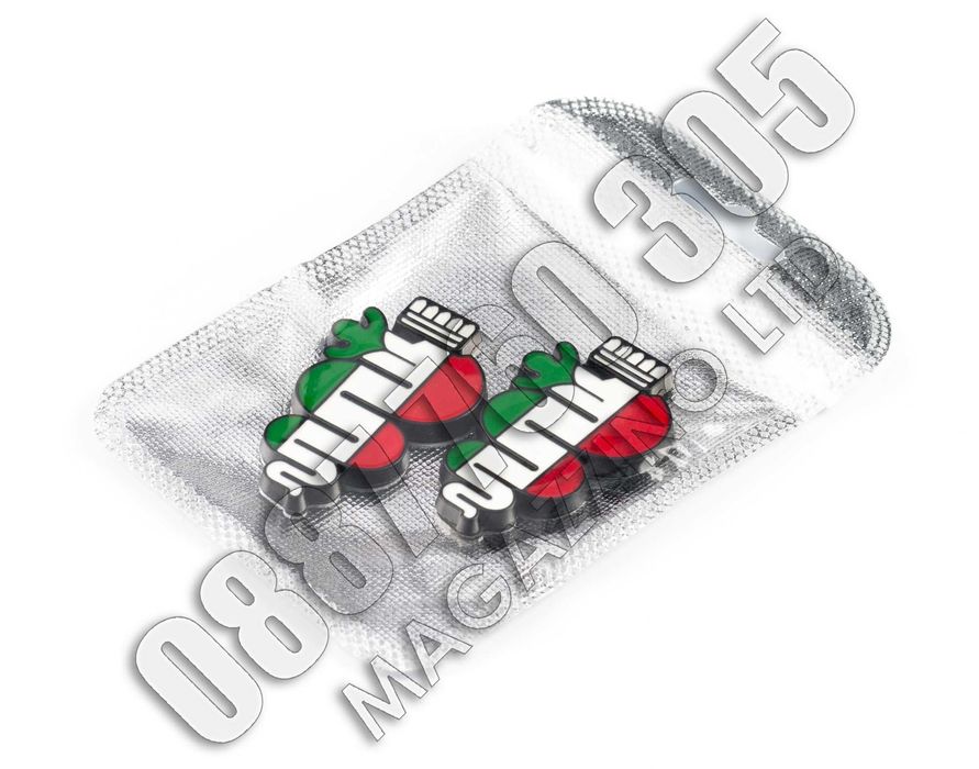 Метална Емблема за Алфа Ромео Змия с Италиански Флаг