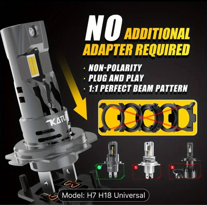 Becuri led H7 H1 H11 H8 H4 D1S D2S D3S noi de calitate