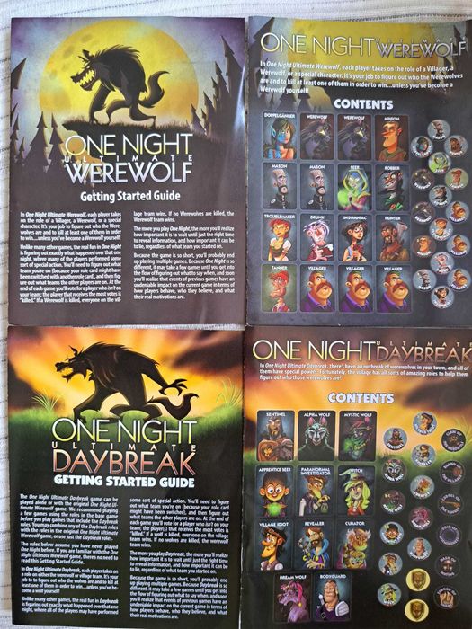 One Night Ultimate Warewolf + Daybreak in cutia Daybreak