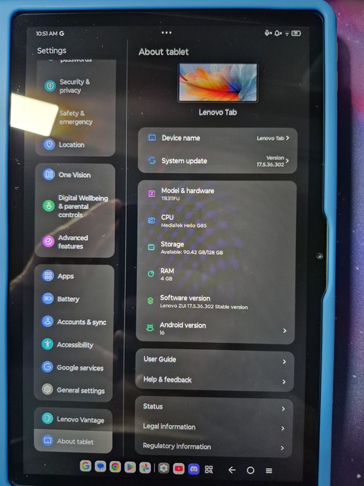 Tableta  Lenovo Tab Play Suite TB311FU