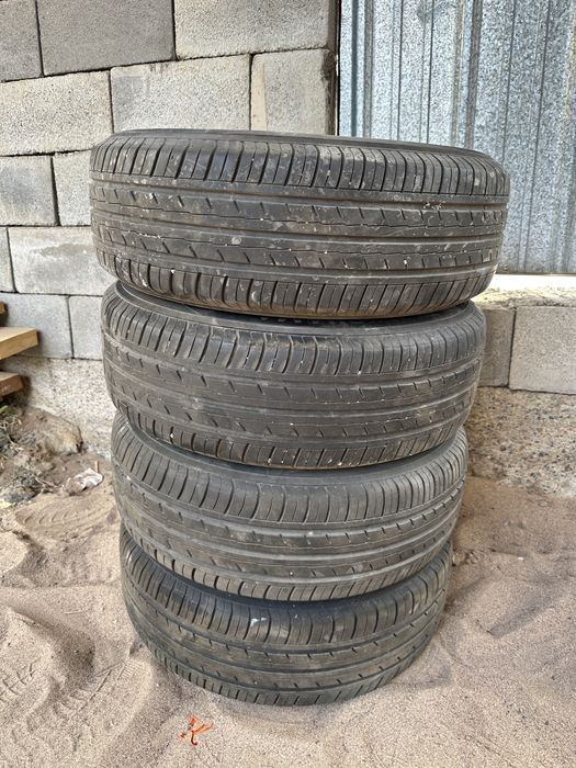 Продам YOKOHAMA летние резины комплект с дисками  R 15 / 5х114.3