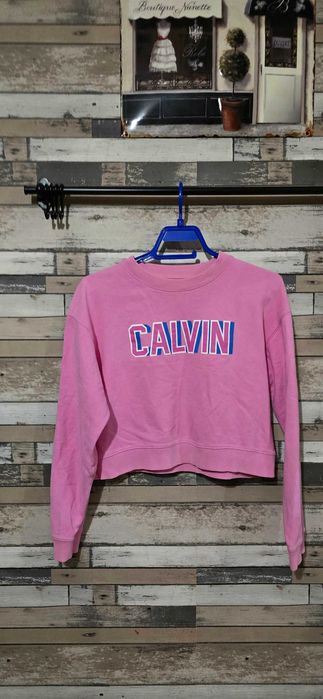 Calvin Klein xs-дамска къса блуза (х-596)