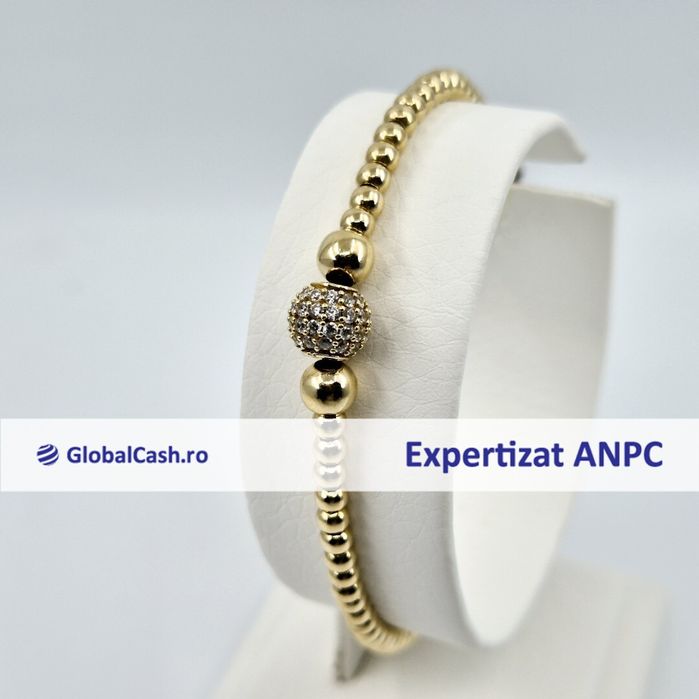 Bratara din aur de 14k cu snur, 4.99g | GlobalCash.ro #GR114491