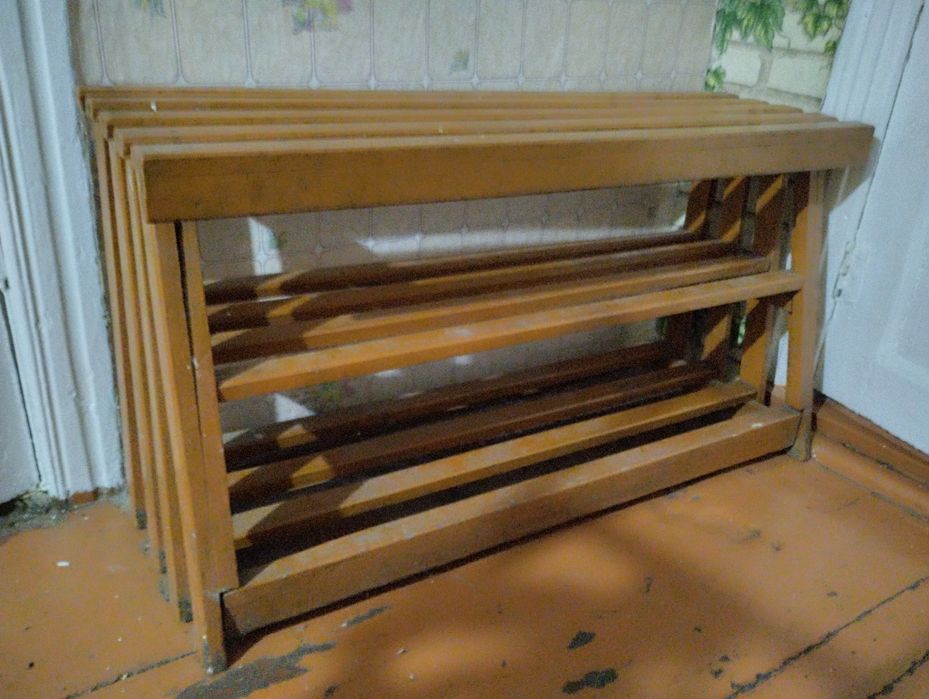 Обувница из чистого дерево!