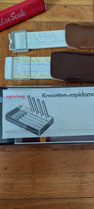 Rotring 2000 nou 2 Rigle calcul, Rigla triangulara