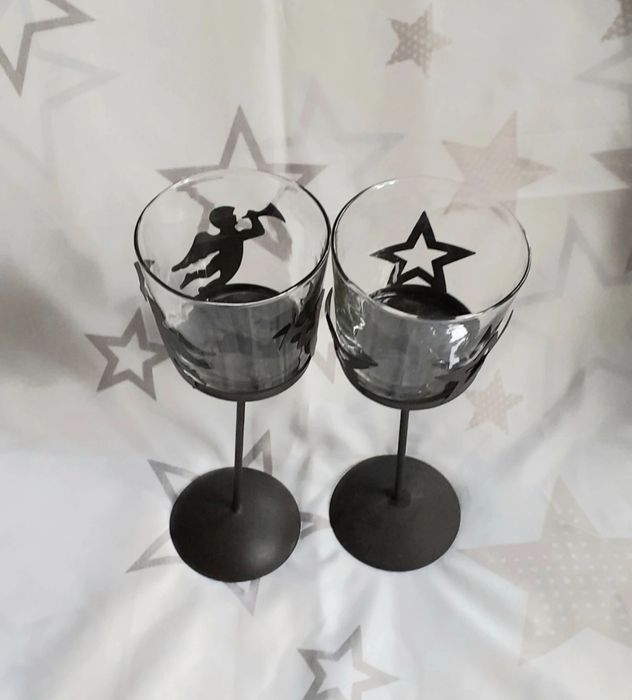 Set suport metalic de lumanari