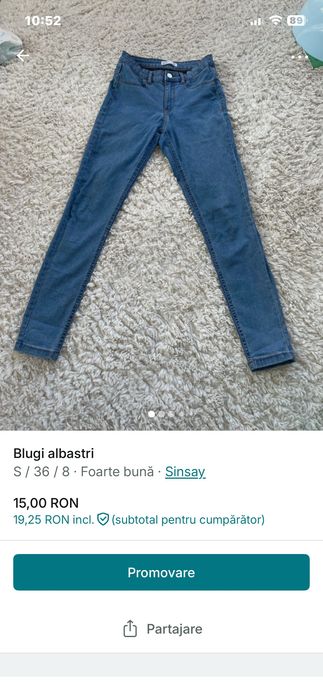 Lot blugi fete xs-s
