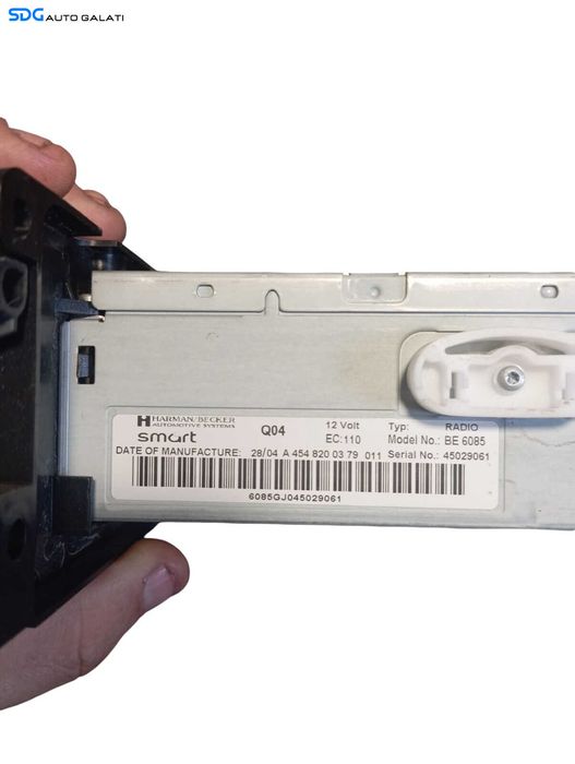 Unitate Radio CD Player Smart Forfour W454 2004 - 2006  a4548200379 [Q3738]