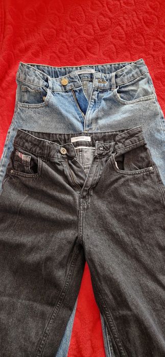 Lot 2 buc Jeans baggy 152