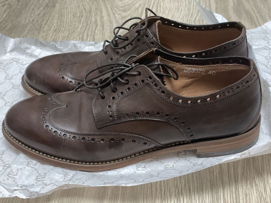 Туфли franceschetti vero cuoio ручная работа