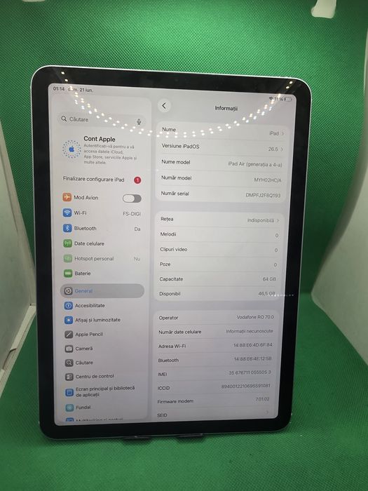 Ipad Air Gen 4 64GB•Bateria 89%•Amanet Lazar Crangasi •43959