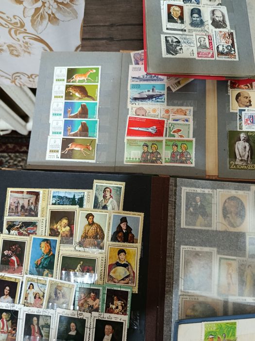 Марки почтовые разные, времён СССР