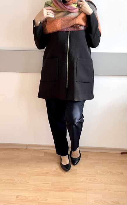 Ново елегантно черно палте H&M