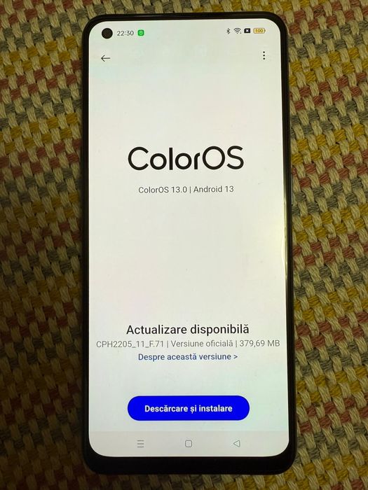 Oppo Reno 5 Lite, 128GB, 8+4 GB RAM, perfect funcțional, nu e spart