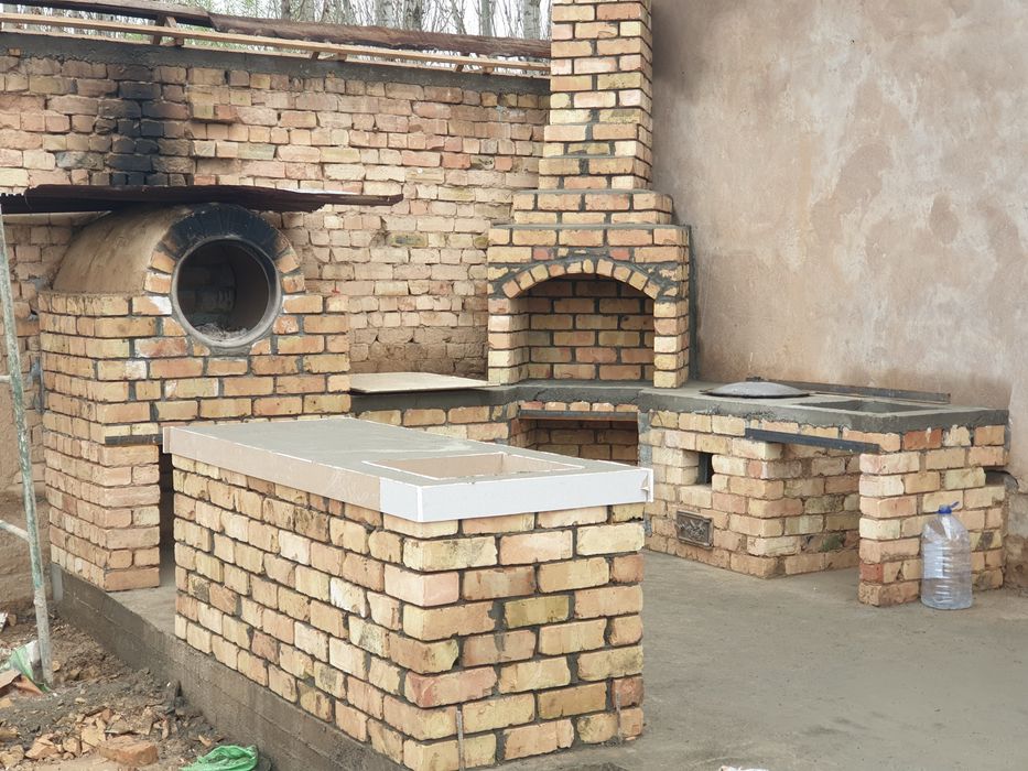 Yozgi oshxona, kamen, mangal, barbekyu, oʻchoq va shu turdagi xizmatla