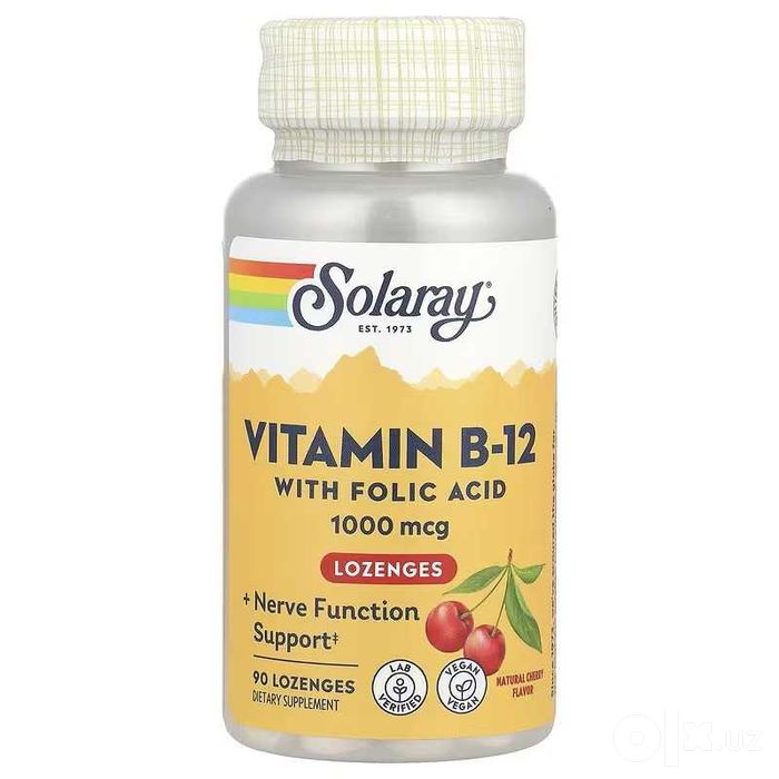 Solaray витамин B12 B-12