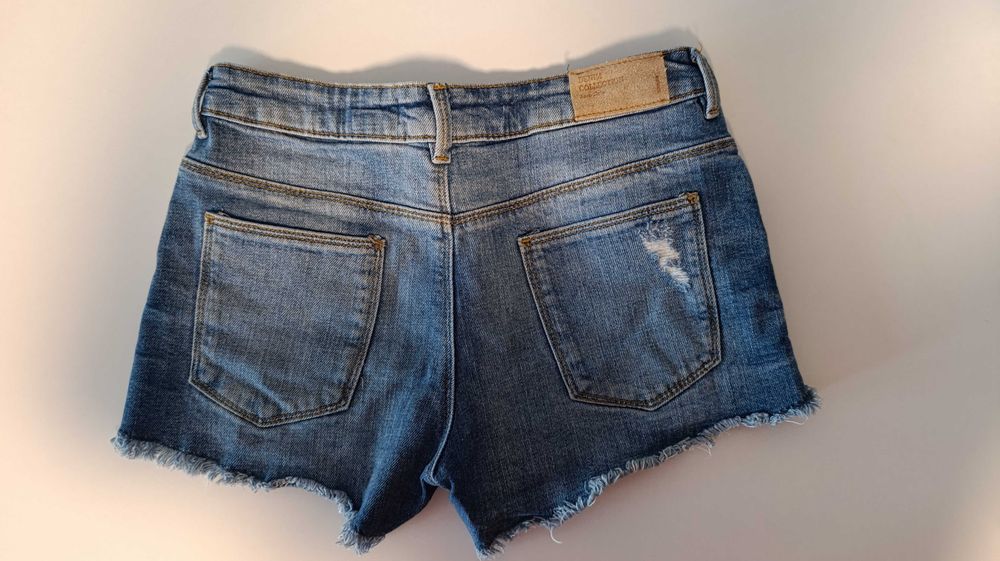 Къси дънкови панталони Zara