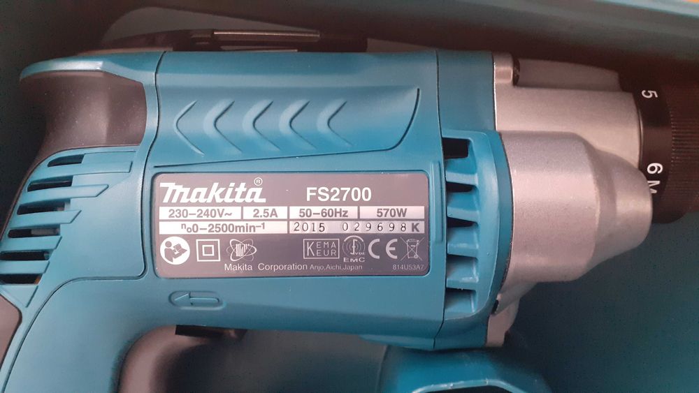 НОВ винтоверт Makita FS2700 + куфар