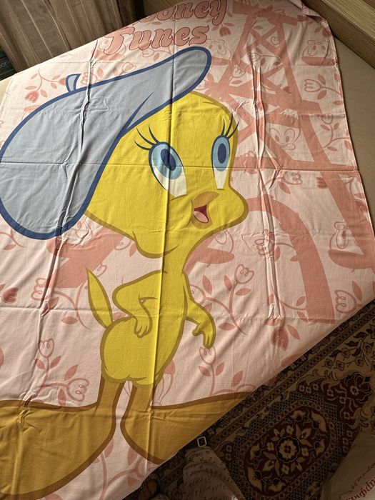 Памучна торба за единично легло Tweety