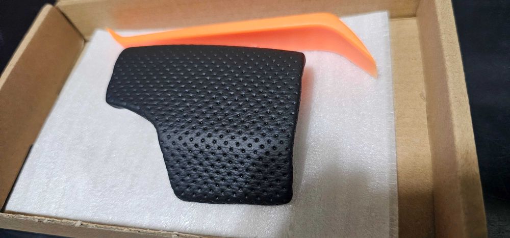 Capac maneta nuca schimbator piele perforata Audi S line A6, A7, Q7 Q8