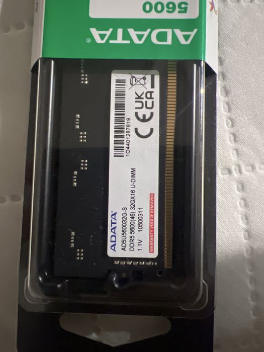 Memorie RAM ADATA DDR5 1x32GB 5600