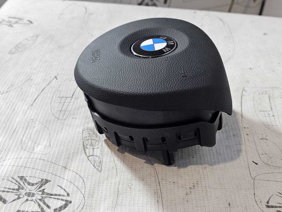 Airbag volan șofer BMW Seria 1 E81 E87 / Seria 3 E90 E91 2004-2013 2011 2.0d 105kW Cod OEM: 326884664-05, 326884664, 32306884664 (5E3)