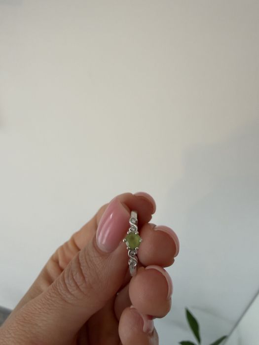 Inel aur cu peridot  14k