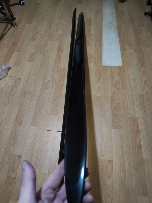 Praguri bandouri laterale Audi A4 B9 S line negru lucios