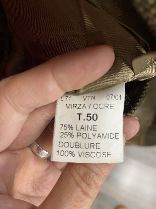 Пиджак оверсайз шерстянной