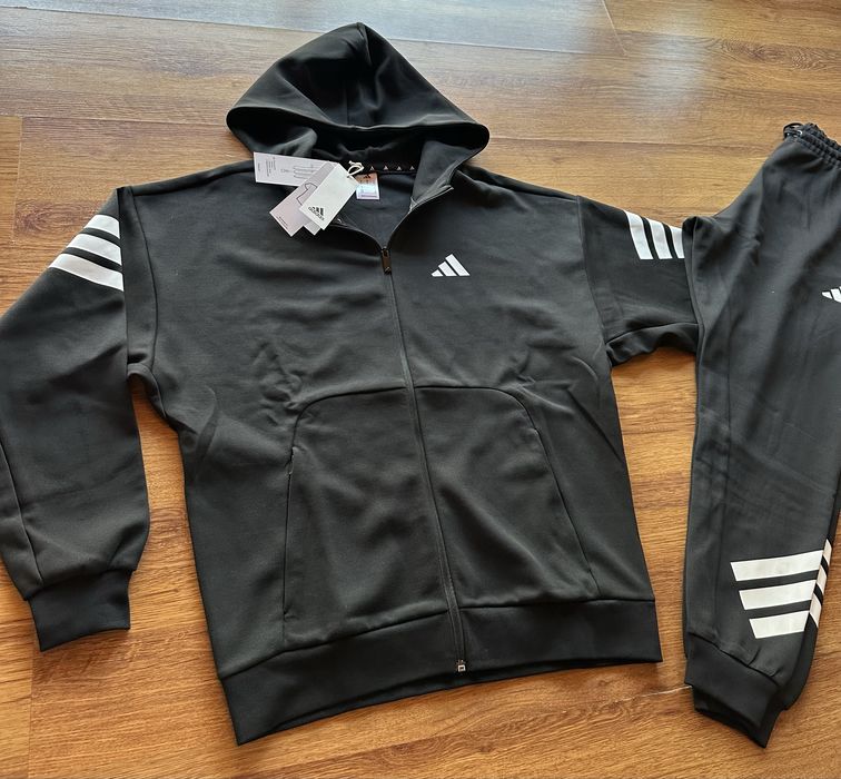 Мъжки,памучен,черен екип Adidas