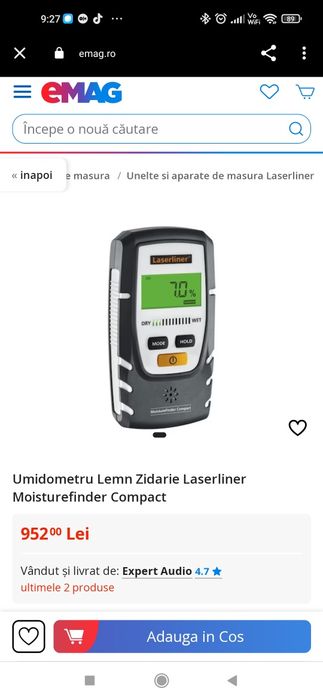 Măsurare umiditate Laserliner