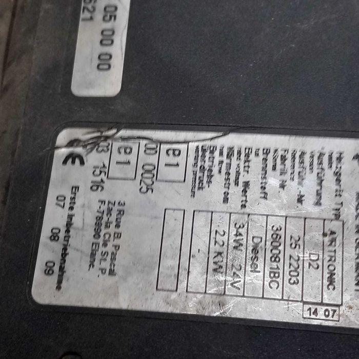 Vând sirocou Airtonic D2 24v, 2,2kw, diesel, made in germany