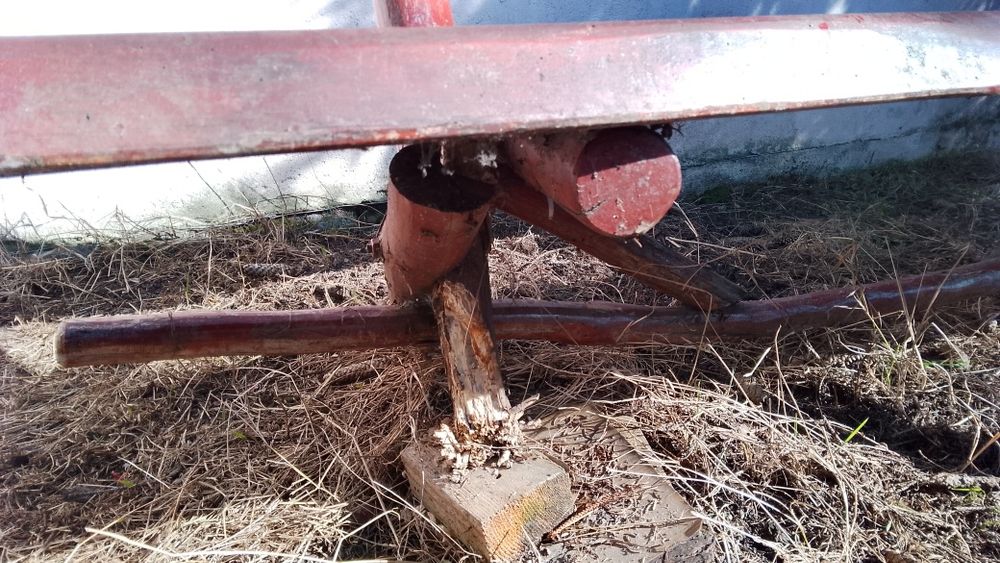 Banca din lemn masiv pentru gradina