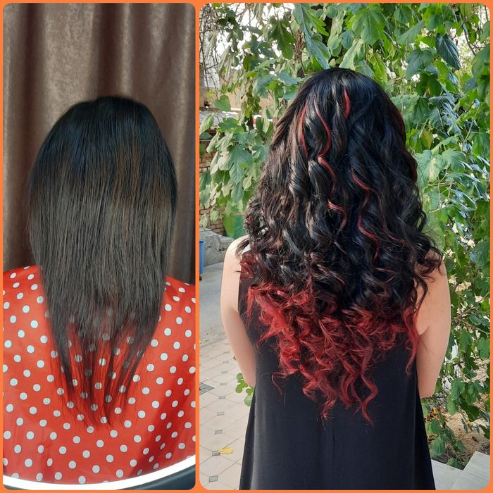 Наращивание волос холодное, горячее, вшивание